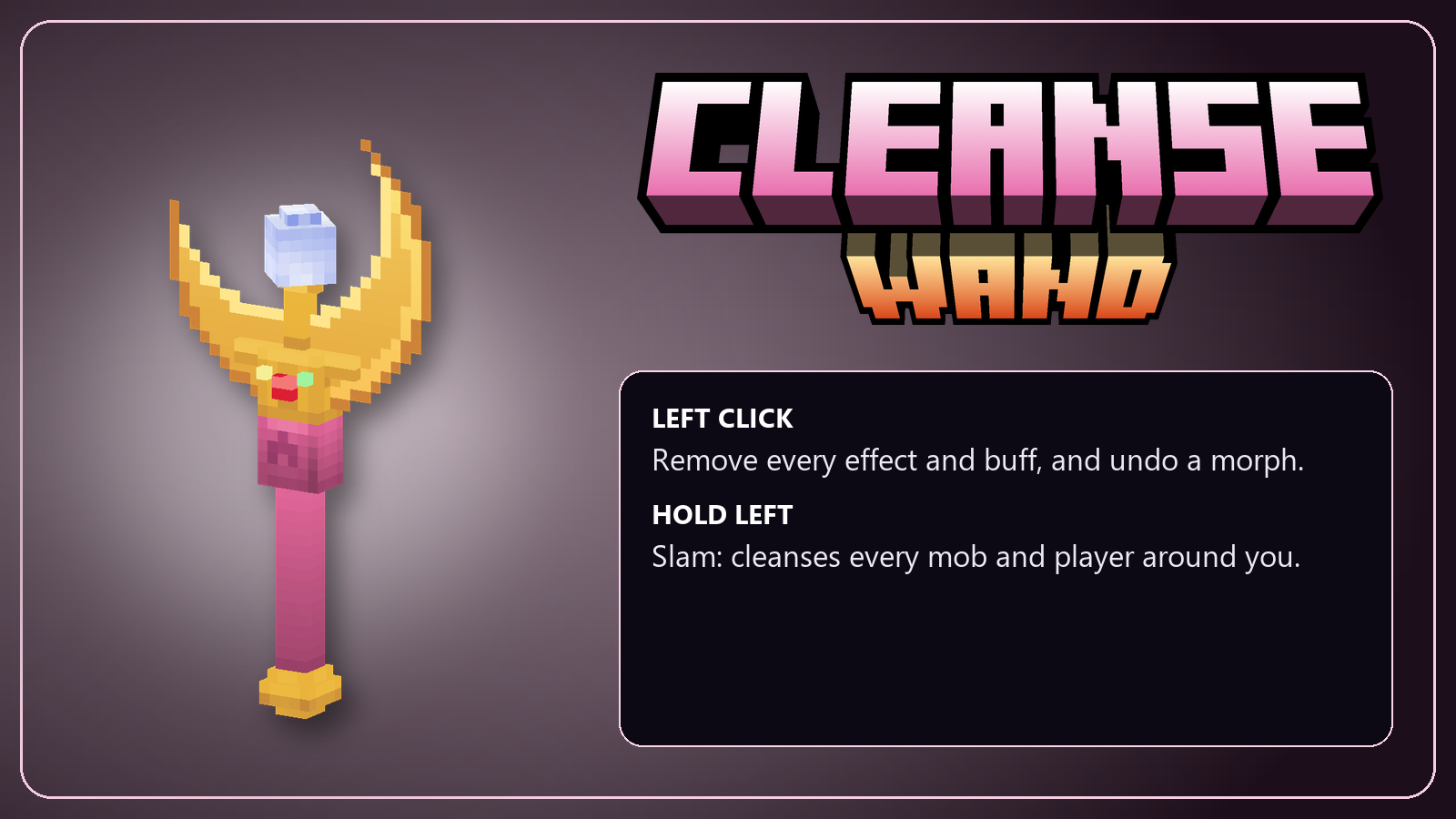 Cleanse Wand