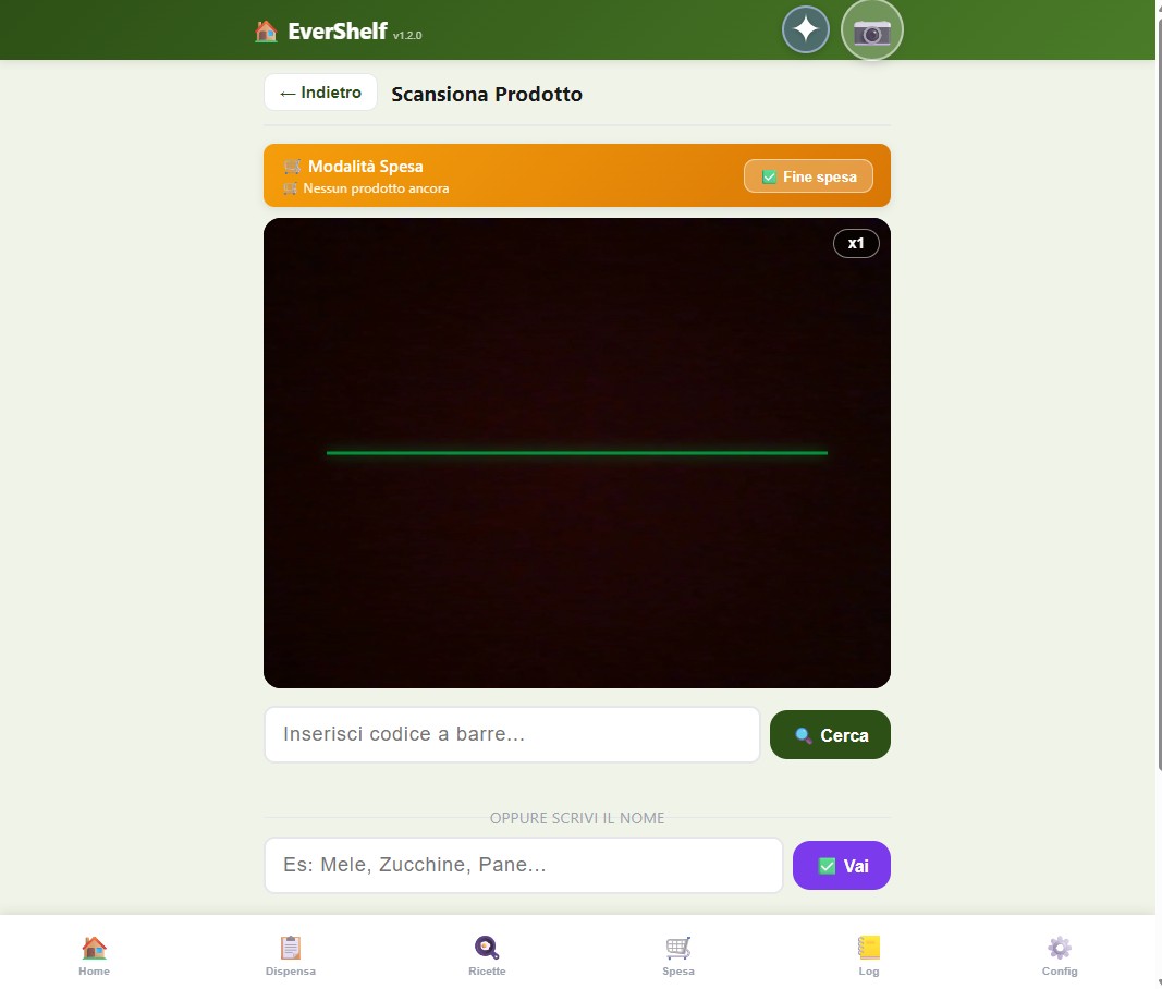 EverShelf Barcode Scanner