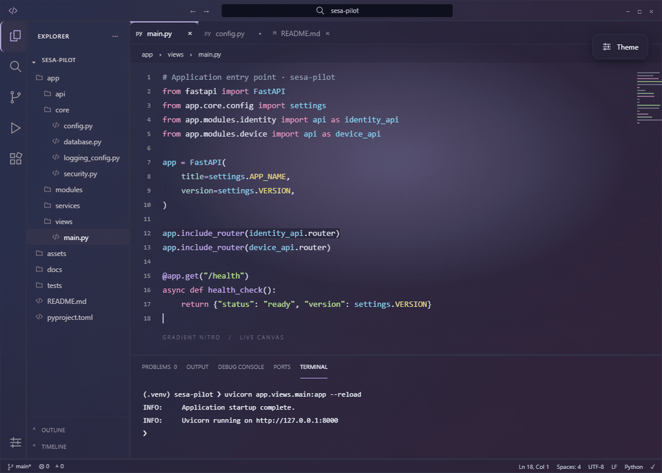 Theme Studio animation showing gradient color, softlight, hover, selection, and border controls