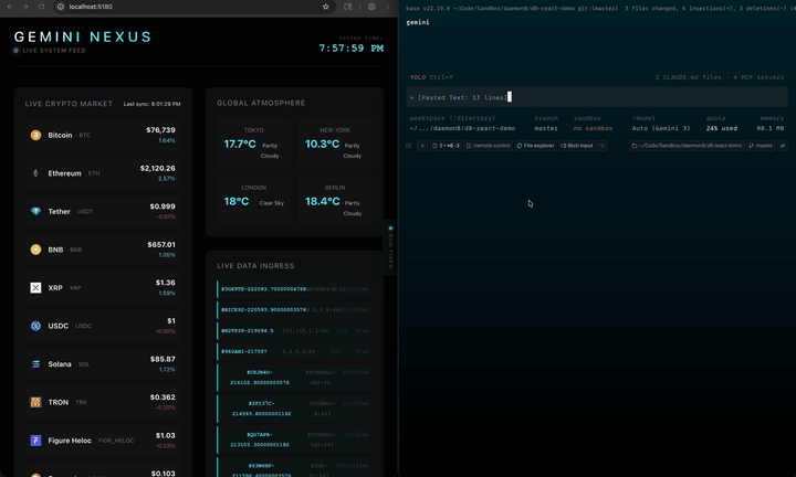 Browser Debugging demo