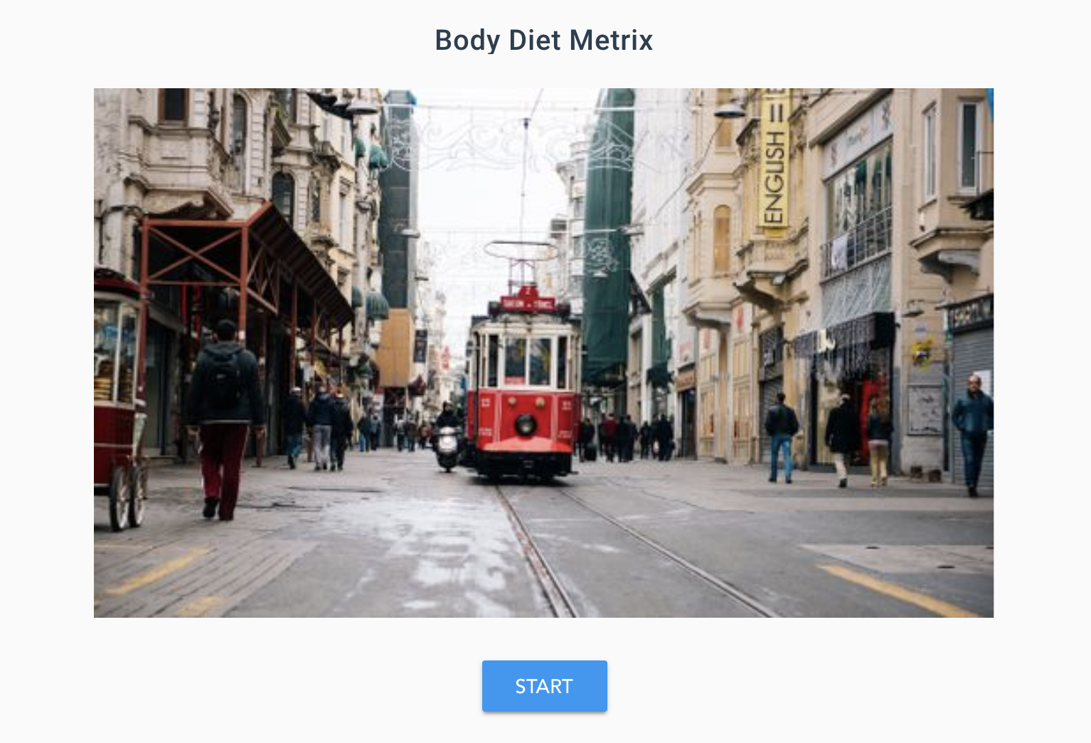 Body Diet Metrix