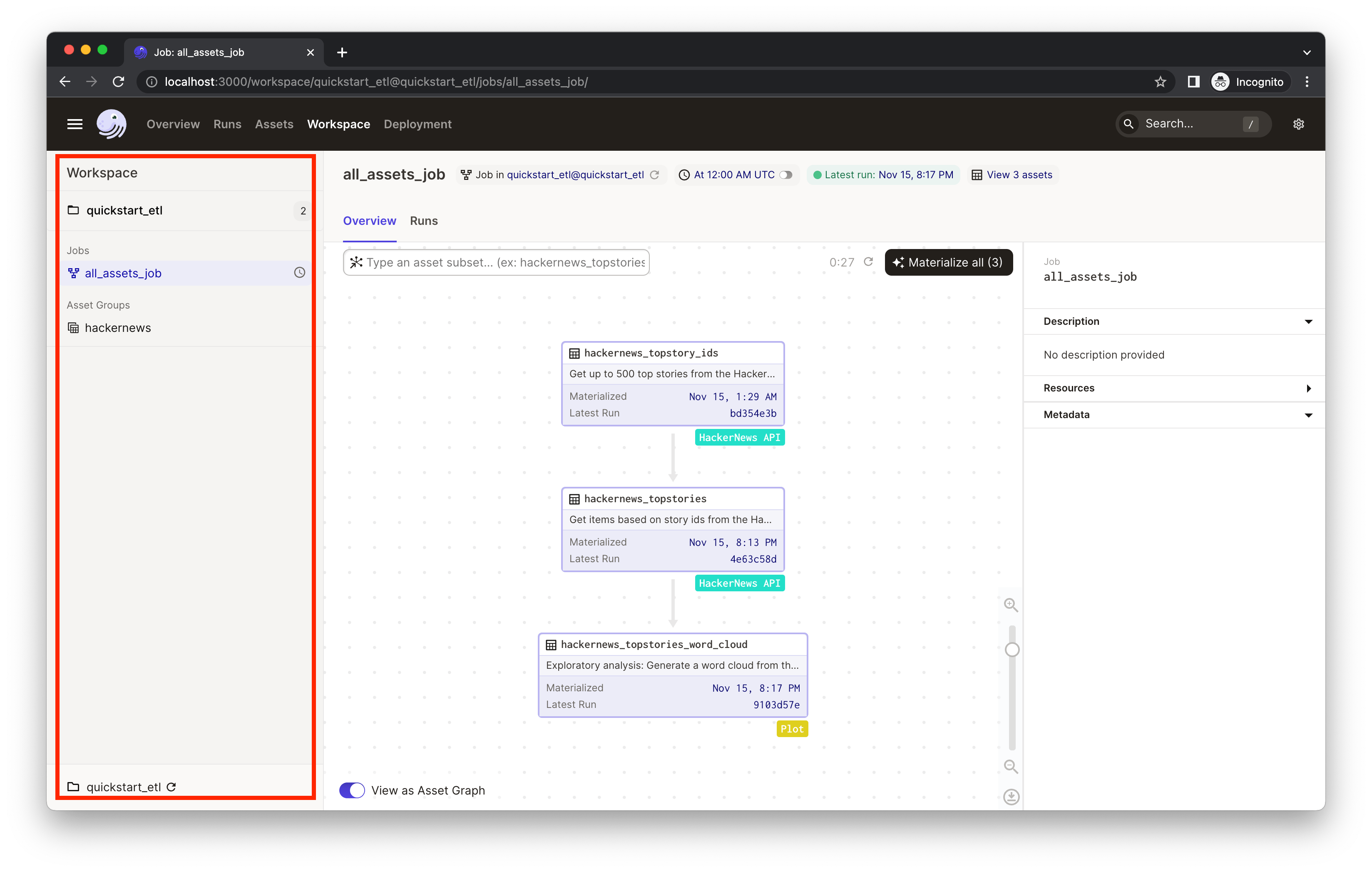 GitHub - yuhan/yuhan-quickstart-etl