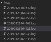 logs file