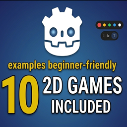 Godot 4 2D Starter Bundle: 10 Mini-Game Templates & Beginner-Friendly's icon