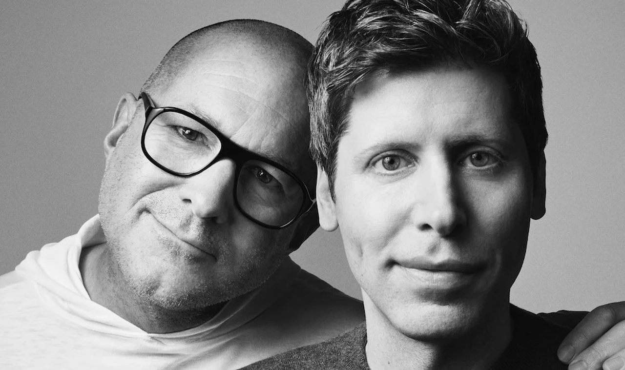 Image of Sam Altman and Jony Ive