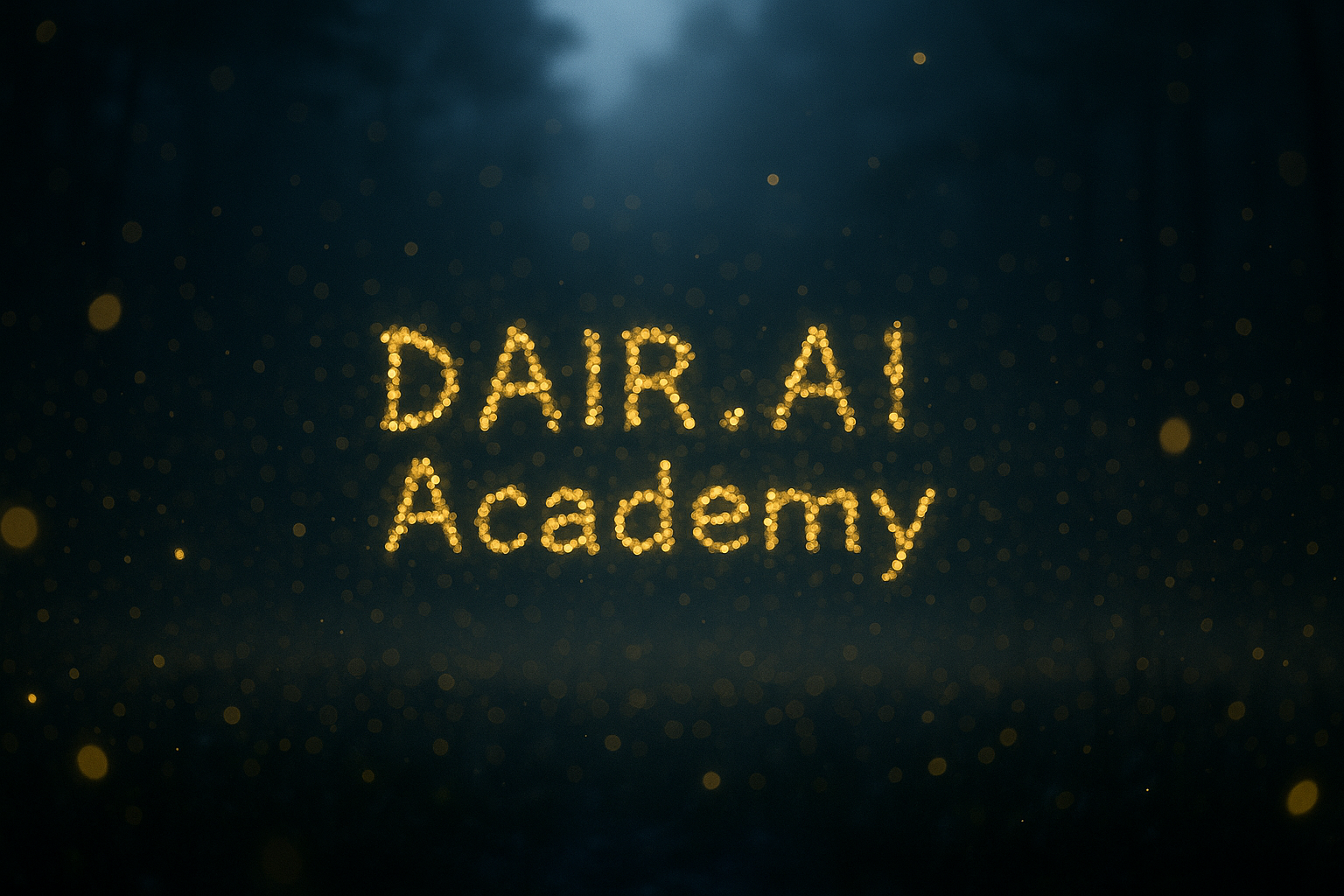 An image of the DAIR.AI Academy text generated with 4o Image Generation.