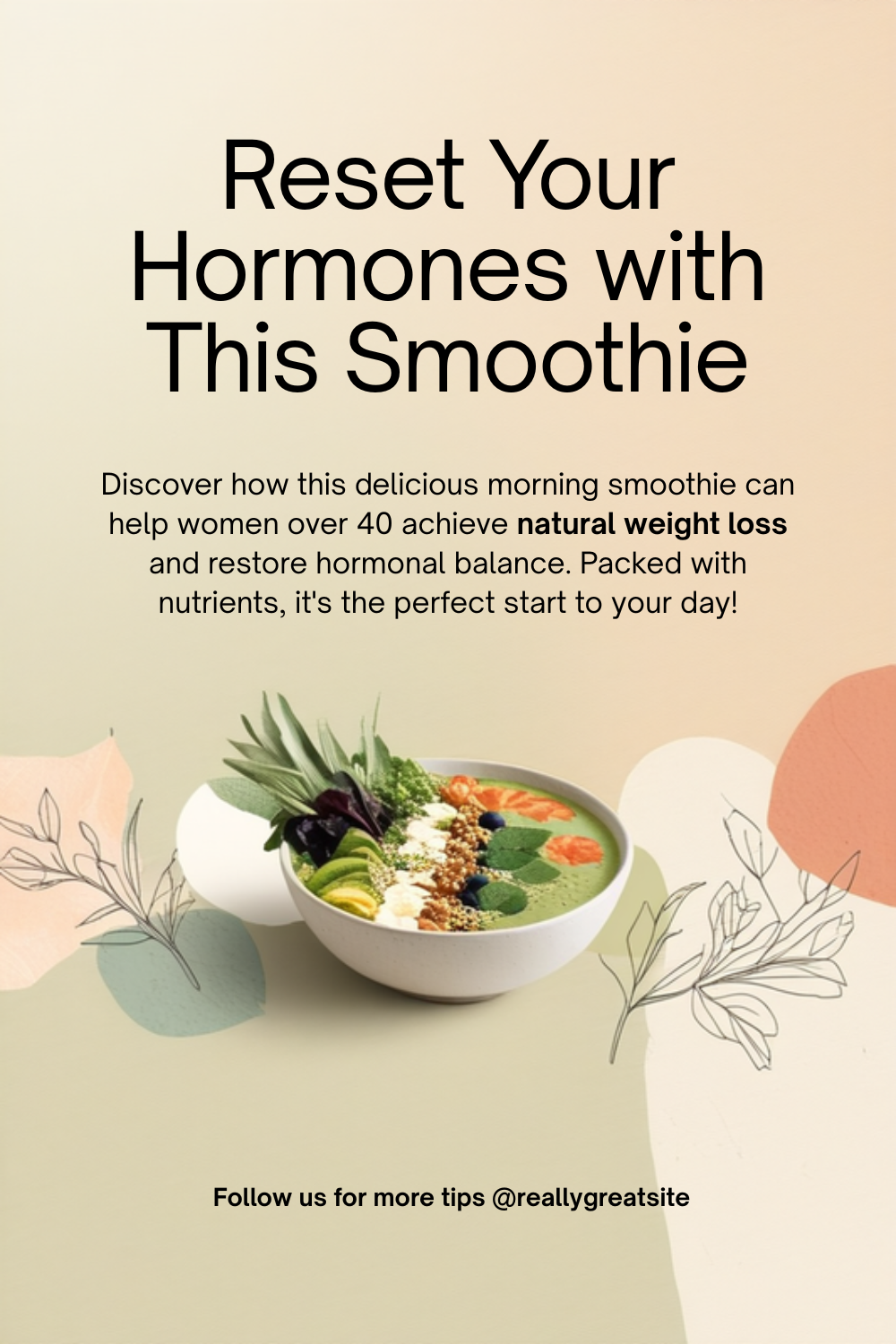 Morning Smoothie Hormone Reset