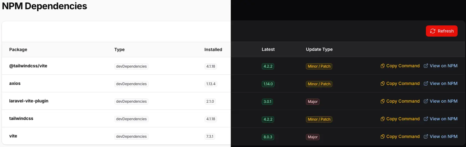 NPM Screenshot
