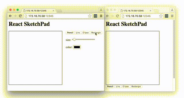 Draw react logo with aniamted pencil