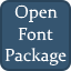 Open Font Package's icon