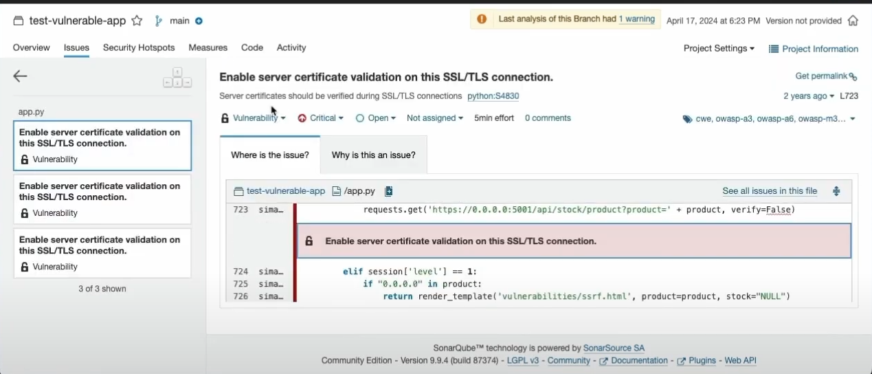 Example Vulnerability