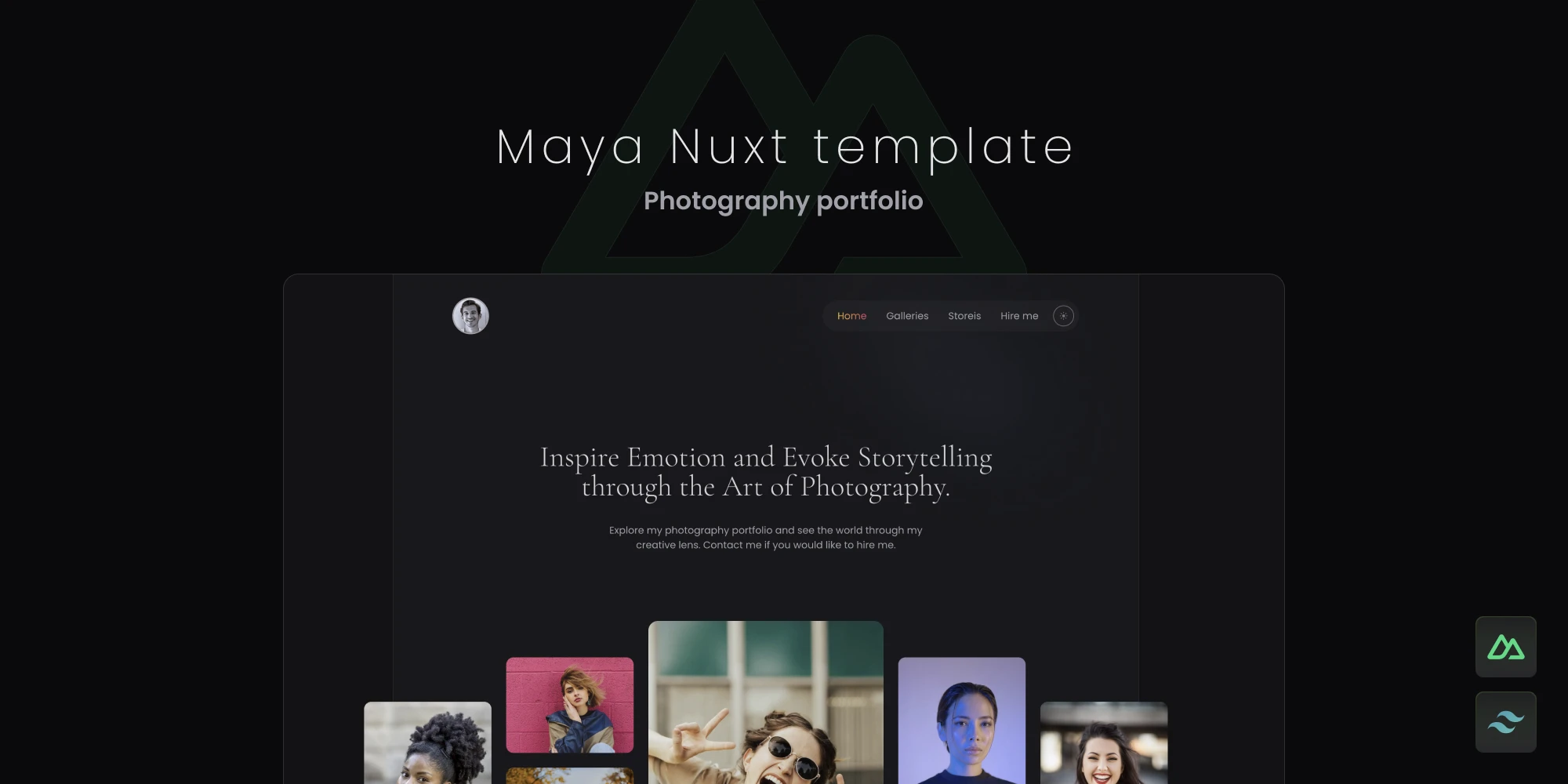 Maya Nuxt Template
