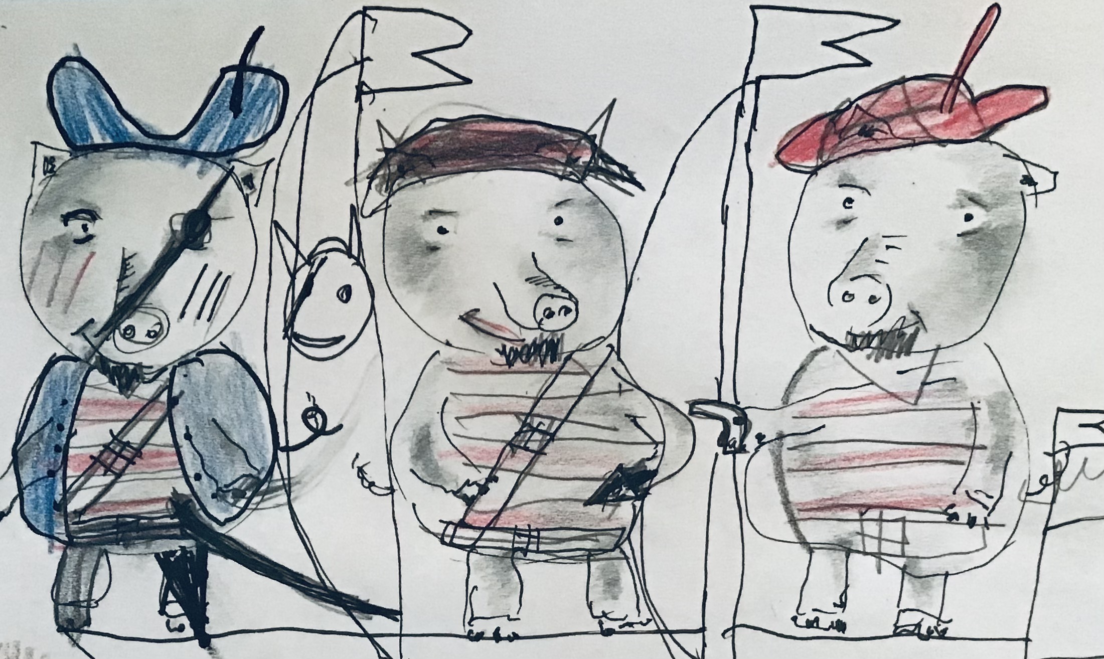 Three musketeers