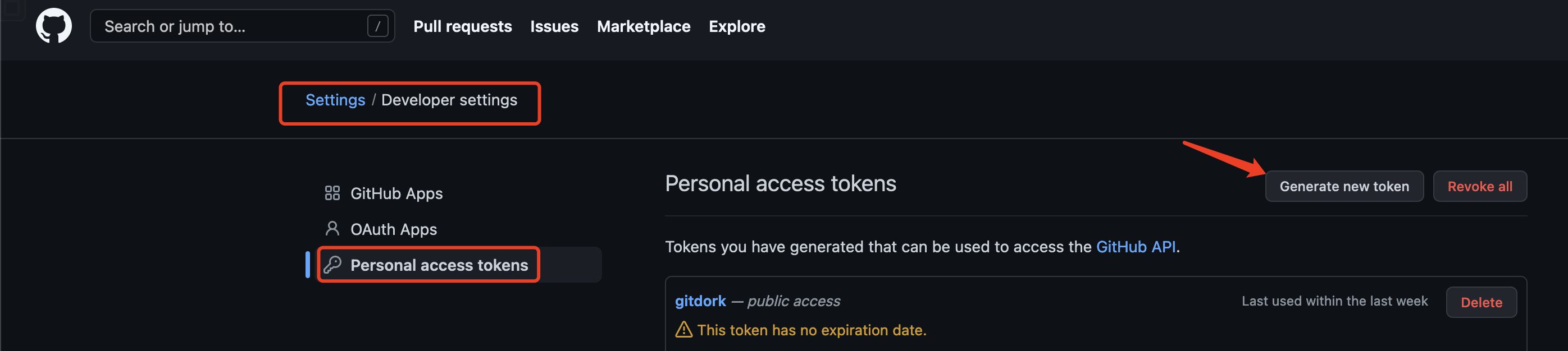 access token