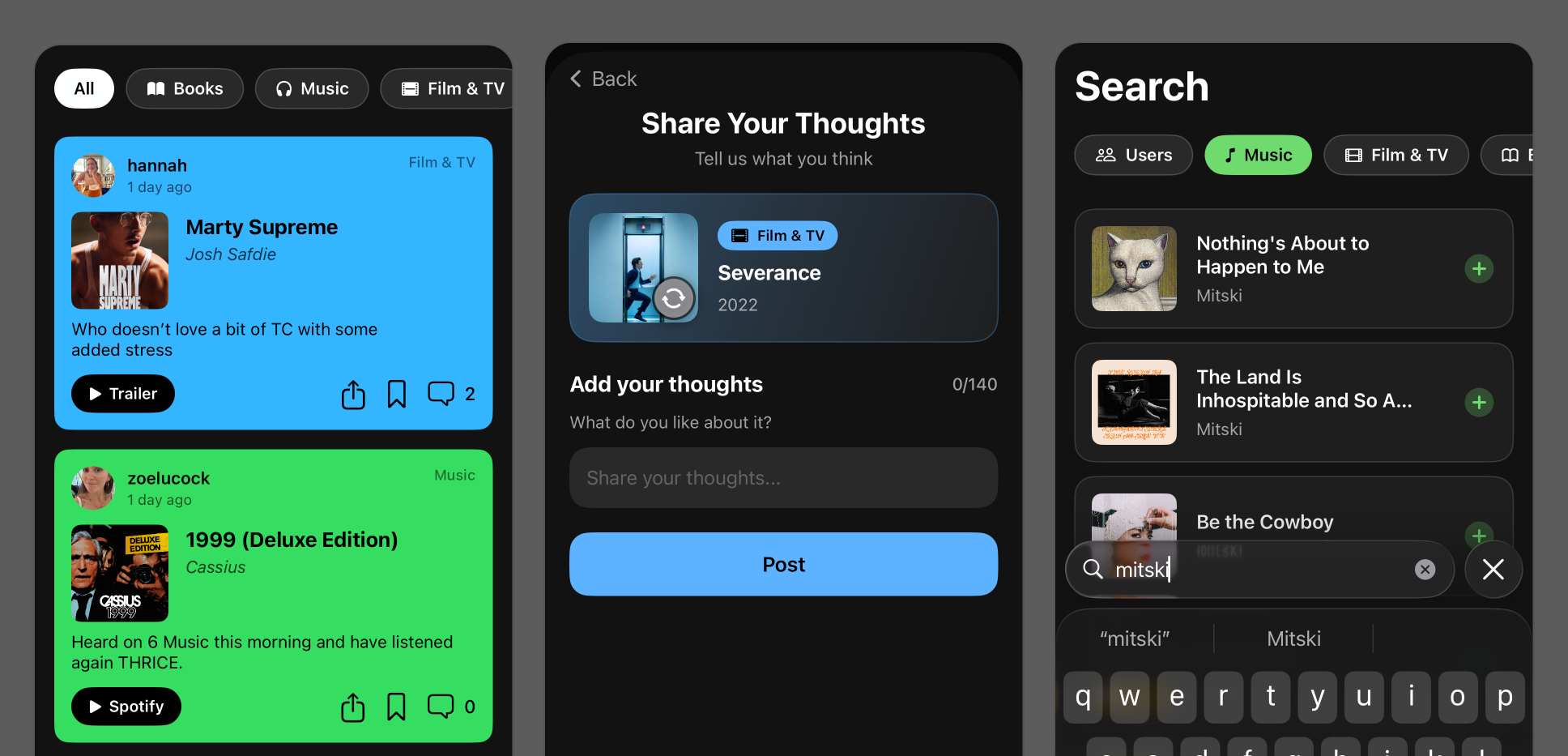 Currently social media app