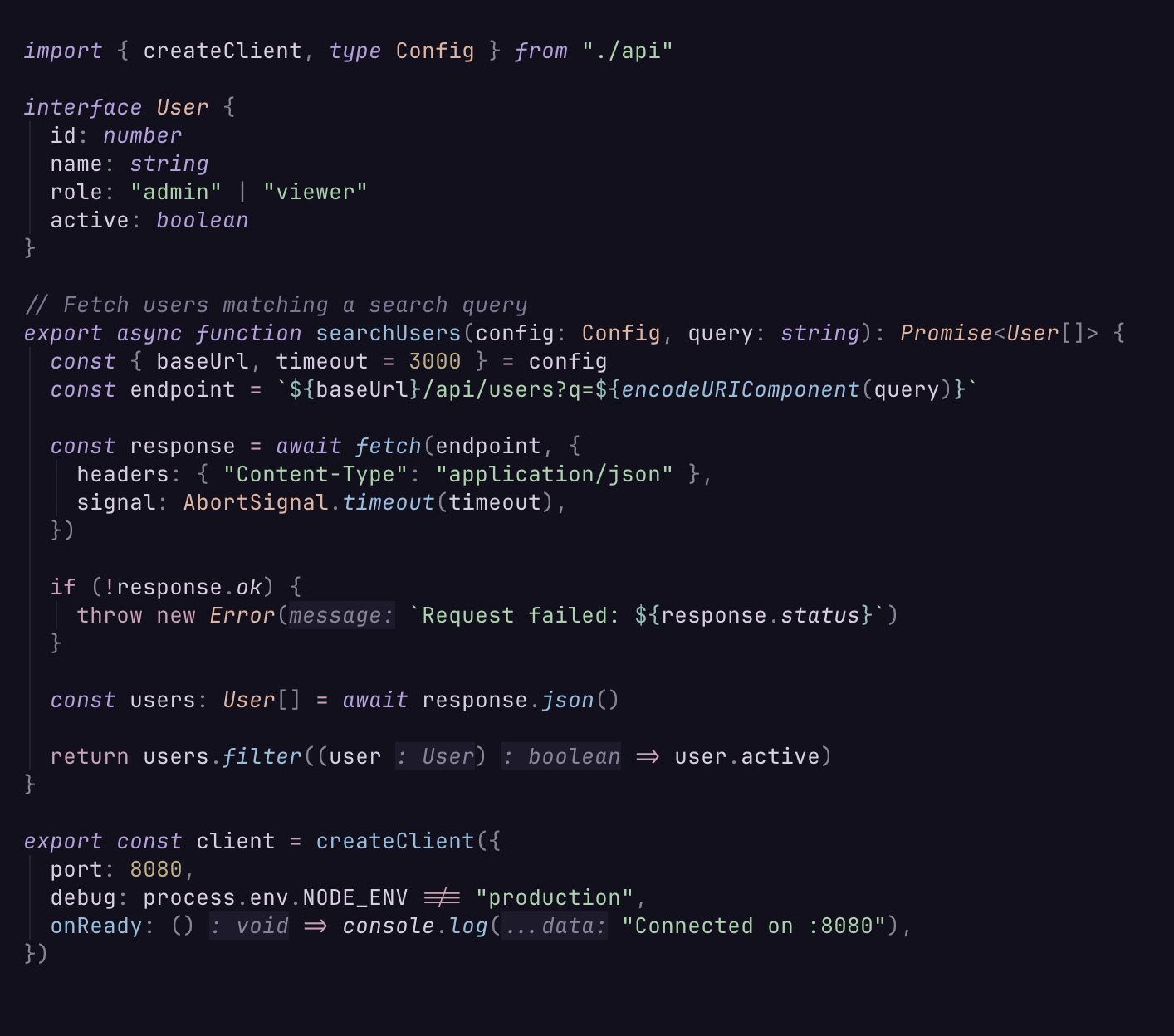 Lume theme screenshot