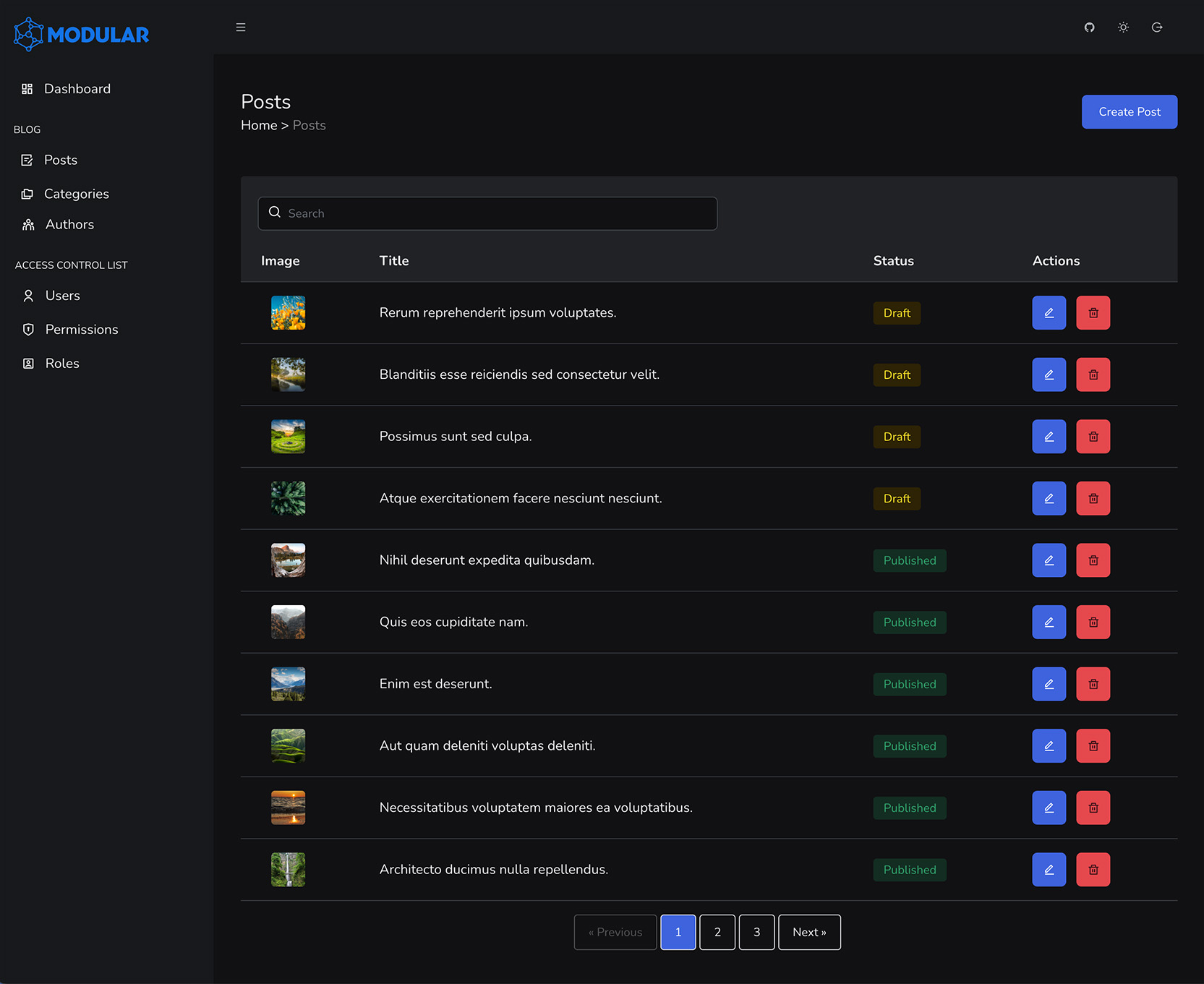 Modular Demo App