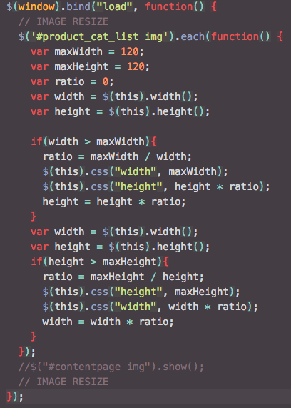 JavaScript example