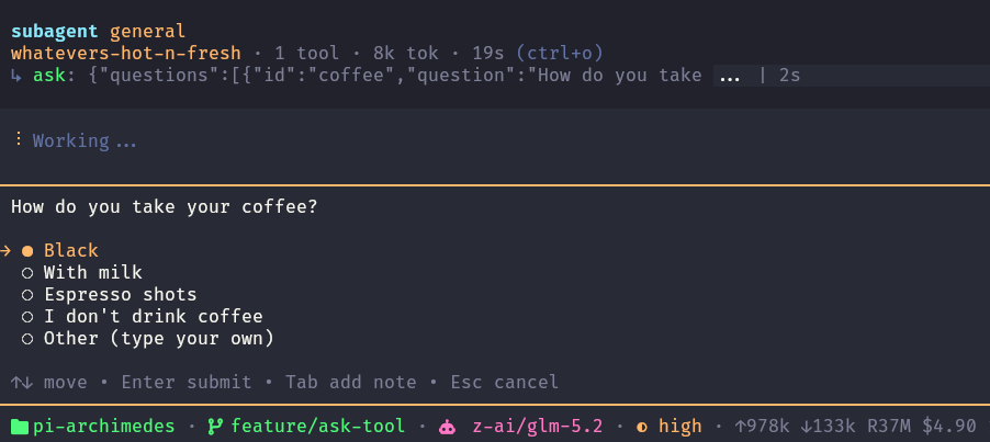 @pi-archimedes/ask screenshot 1