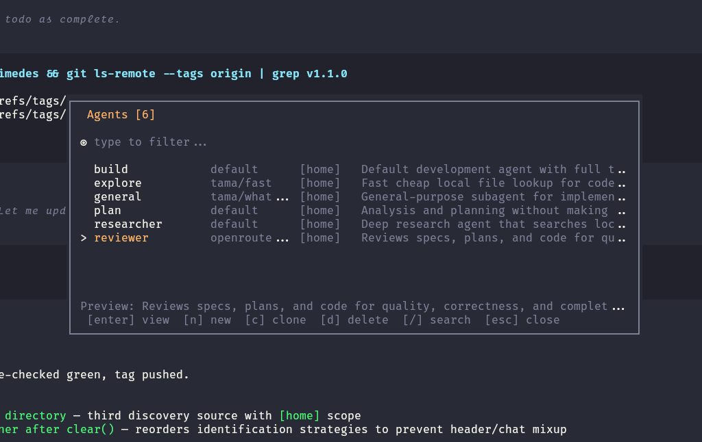 @pi-archimedes/subagent screenshot 1