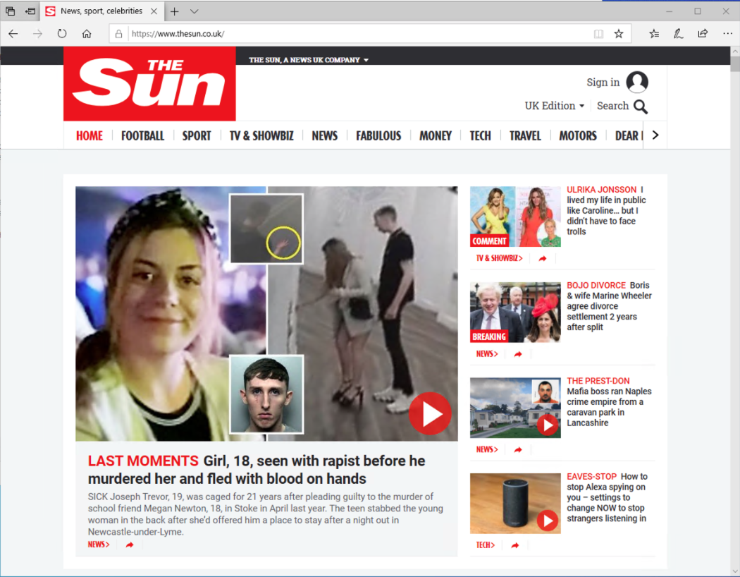 thesunhomepage