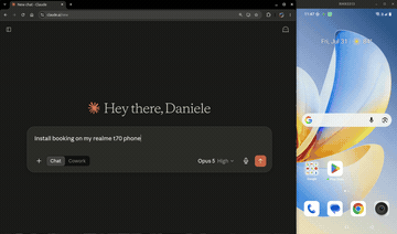 Installing the booking.com app through the MCP server