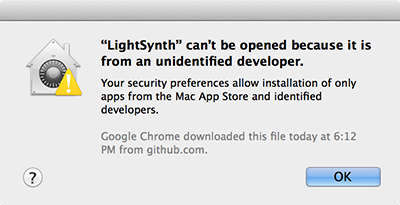 Gatekeeper error