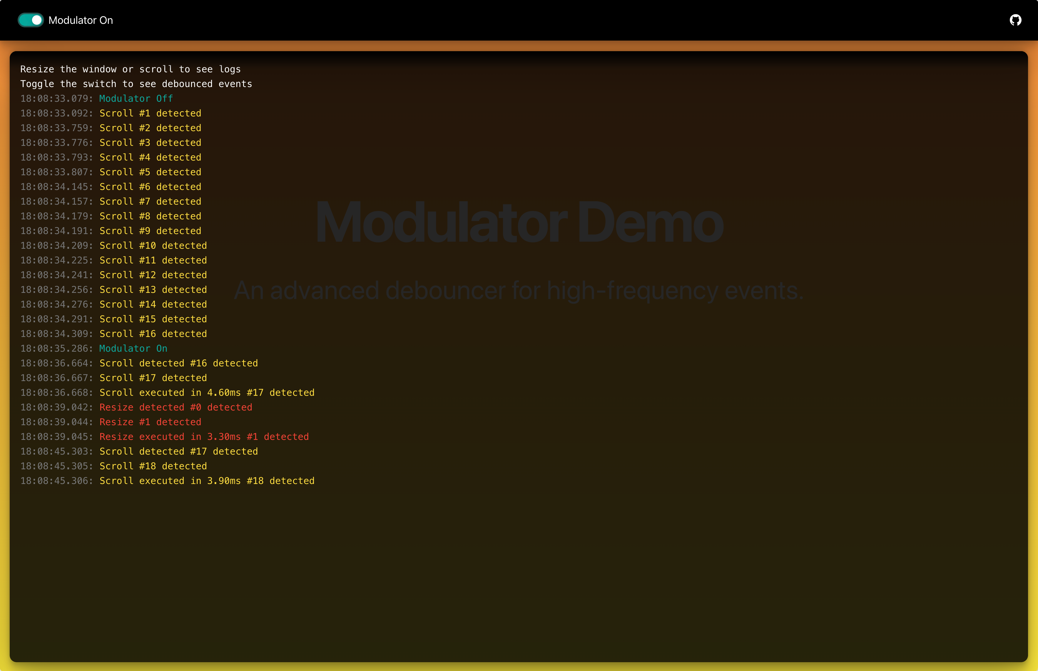 Modulator Demo