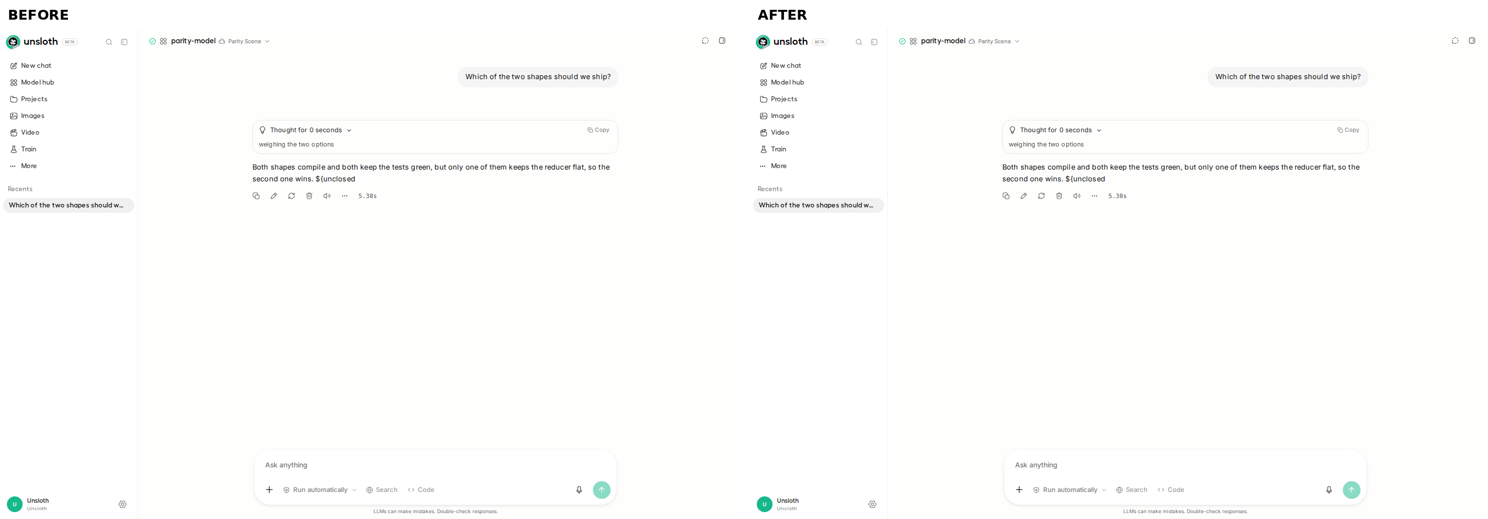 9012 settled, before and after