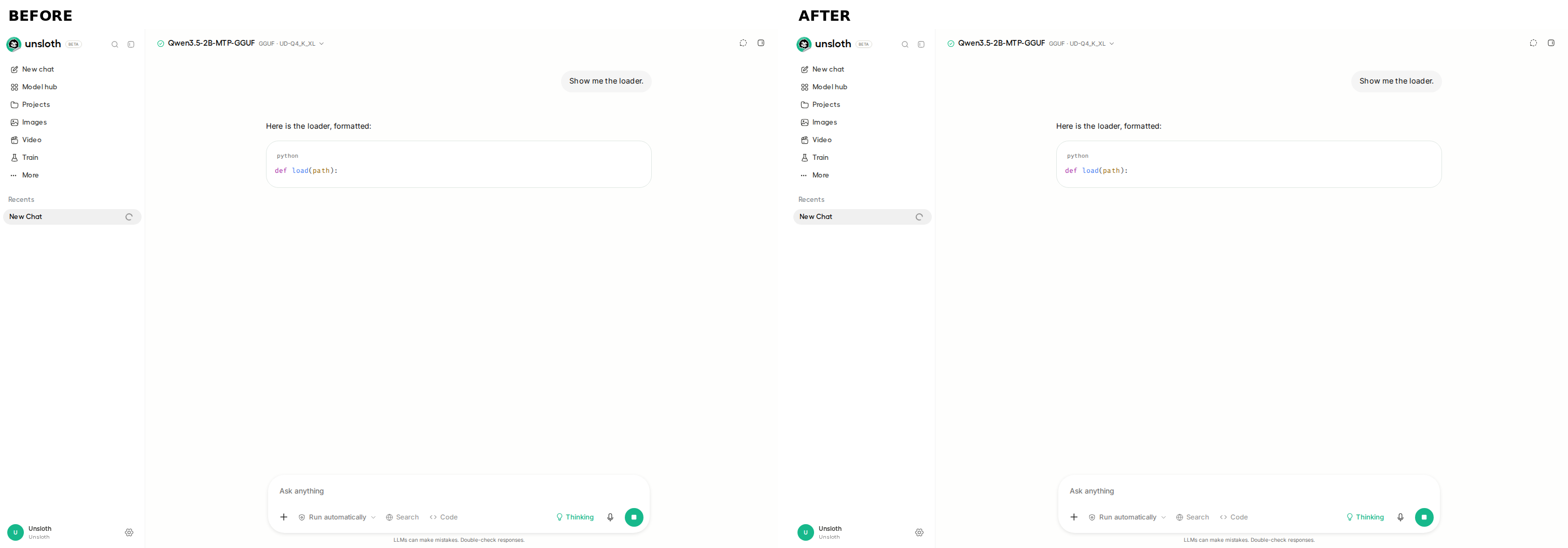9054 mid-stream, before and after