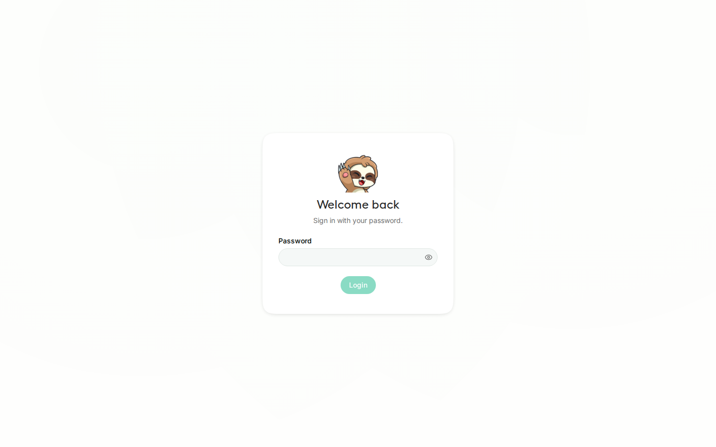 normal login