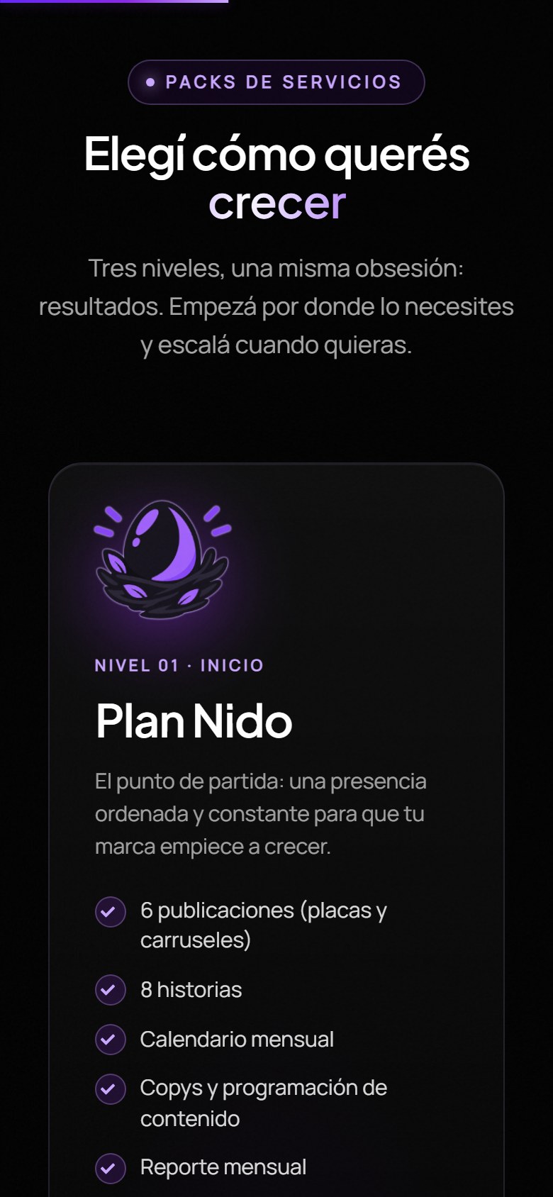 Planes en celular