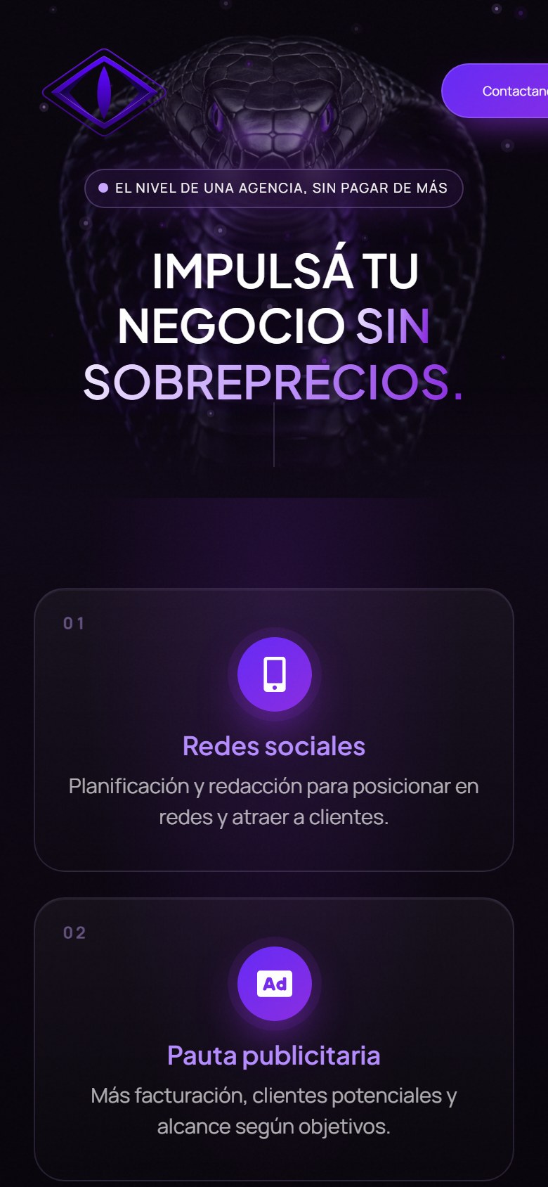 Portada en celular