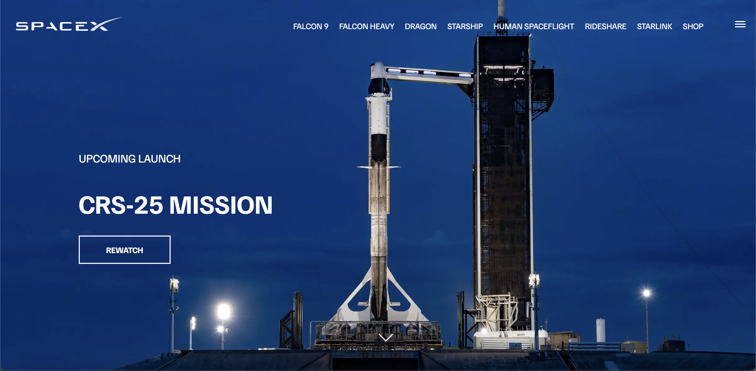 spacex website