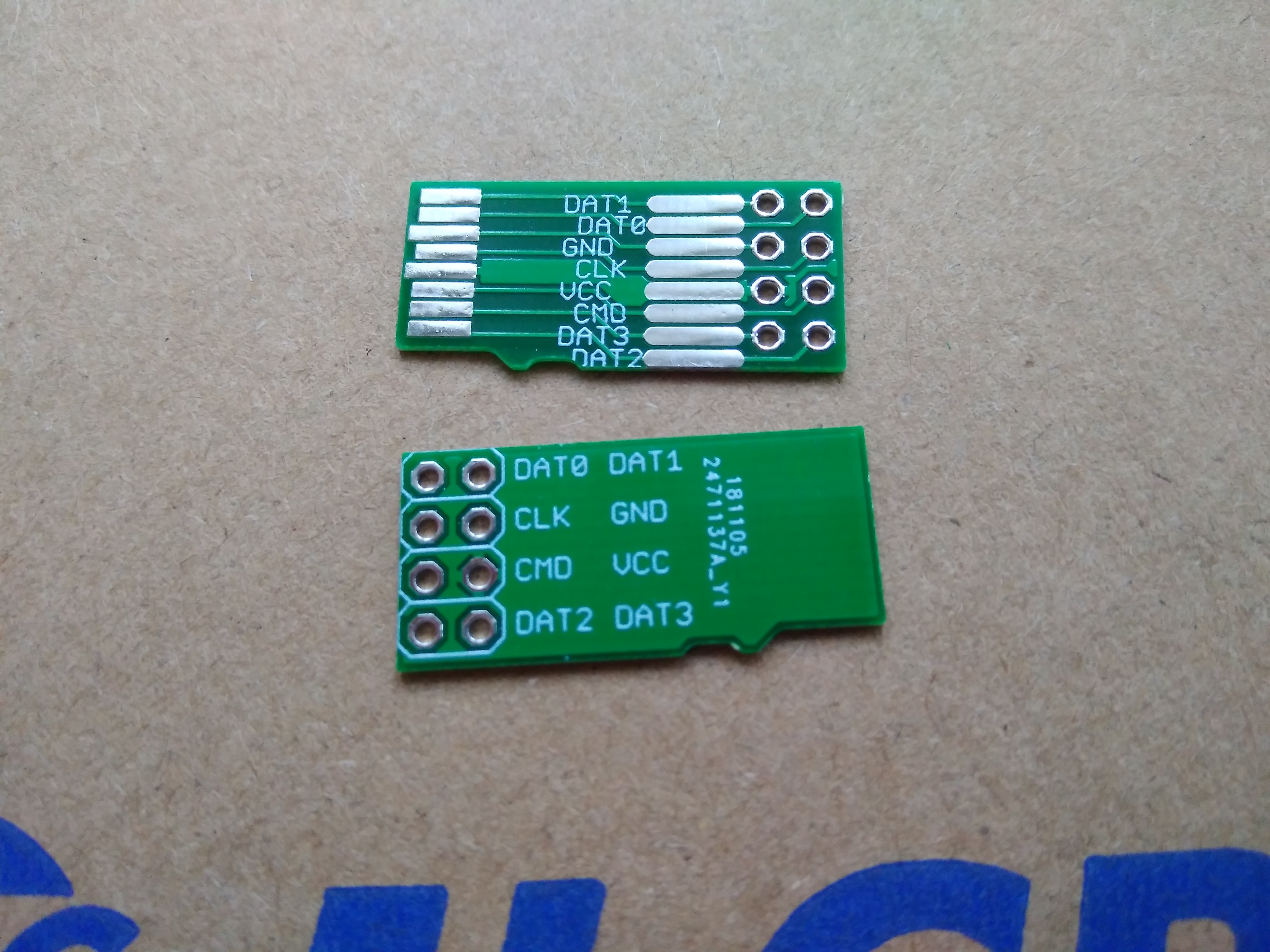 microSD male breakout board