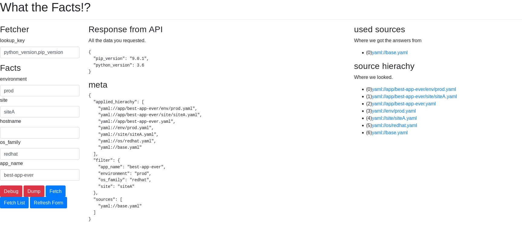 GitHub - daniellawrence/what-the-facts: Hiera inspired fact management ...
