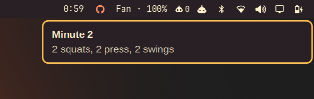 OnTheMinute notification