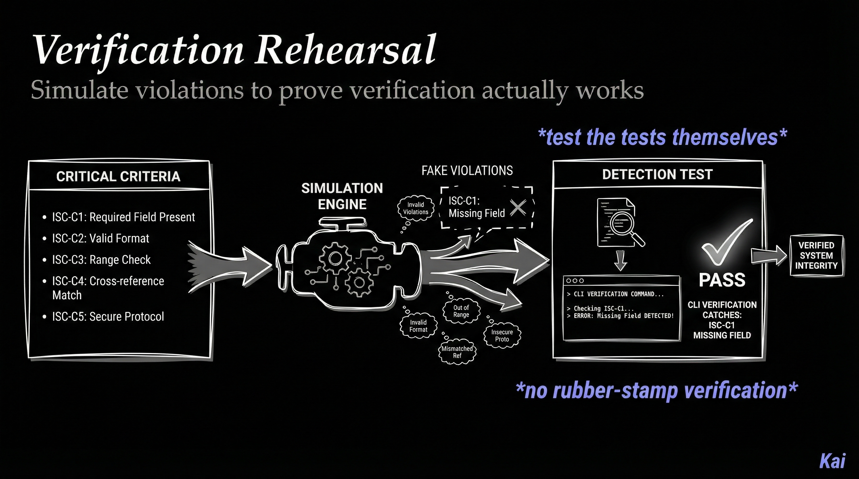 Verification Rehearsal