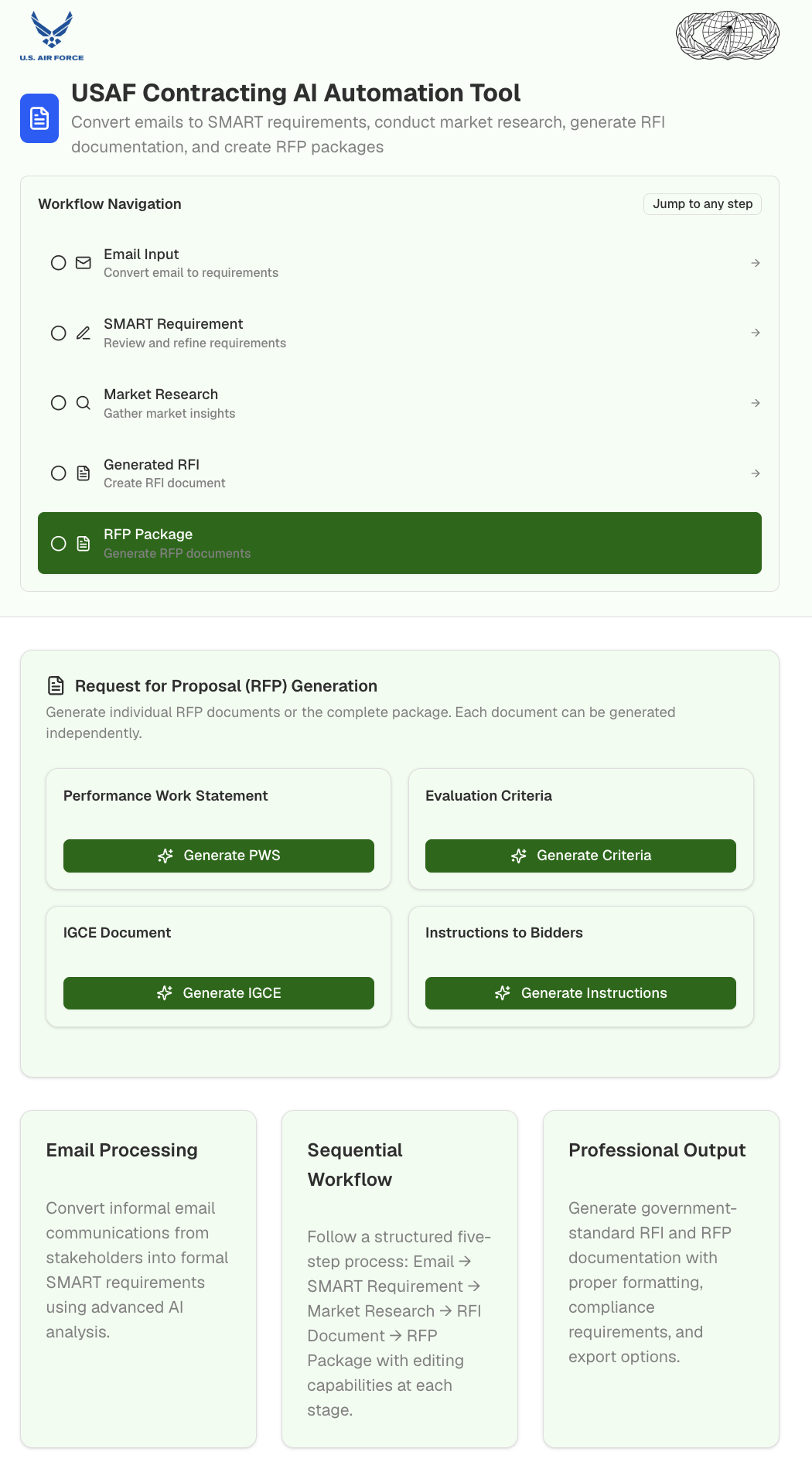 RFP Package
