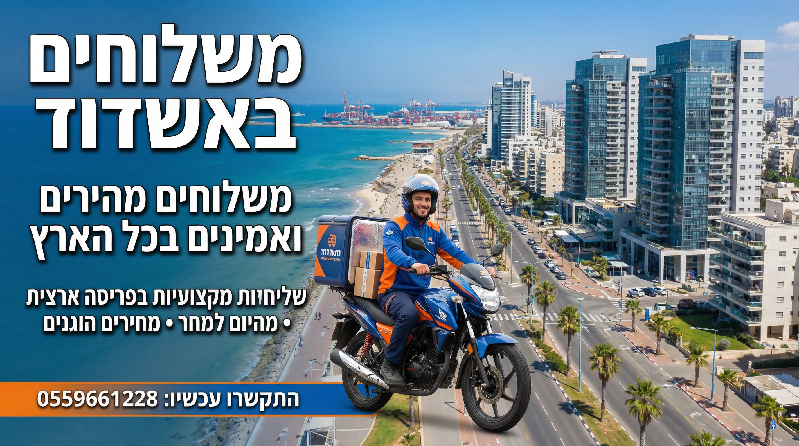 משלוחים באשדוד - שליחויות מהירות