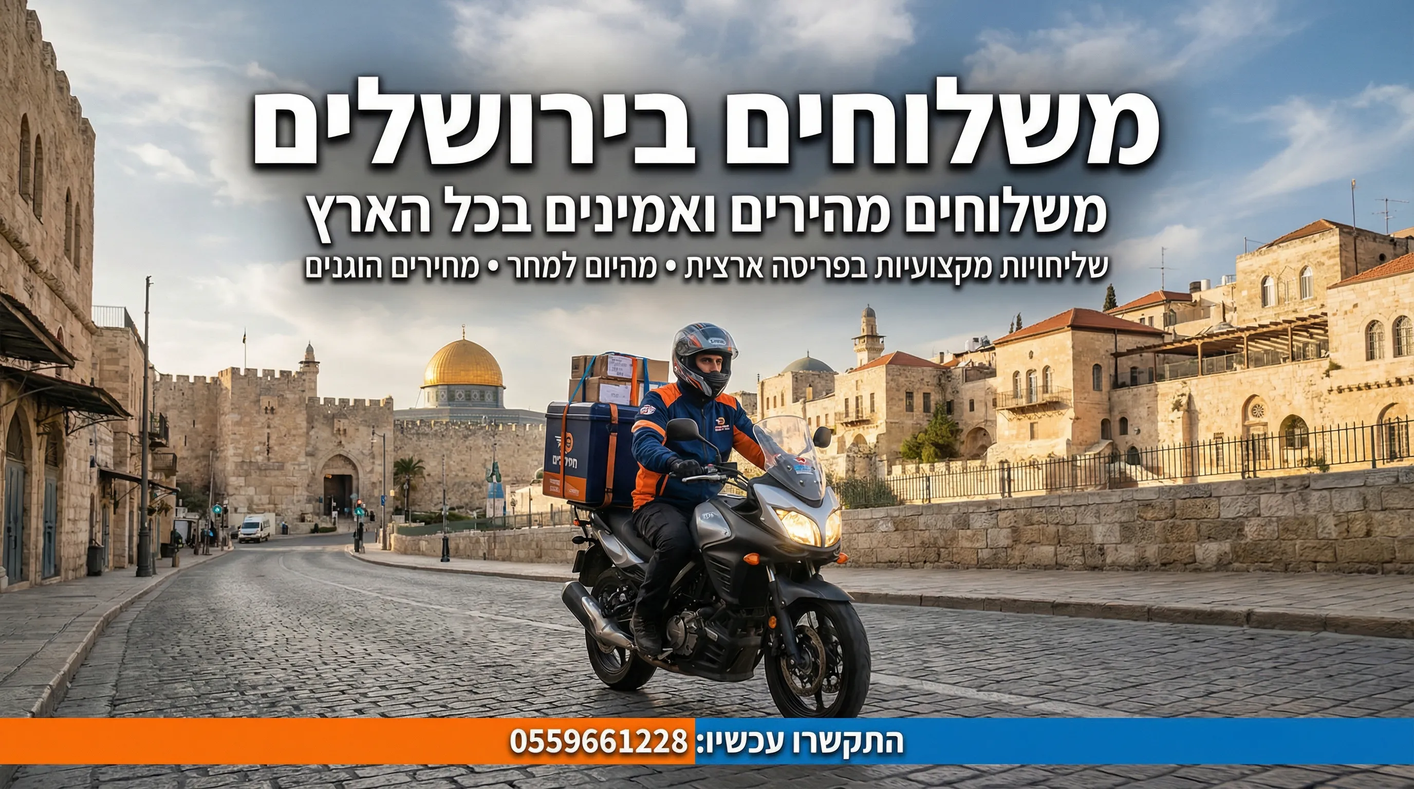 משלוחים בירושלים - שליחויות מהירות