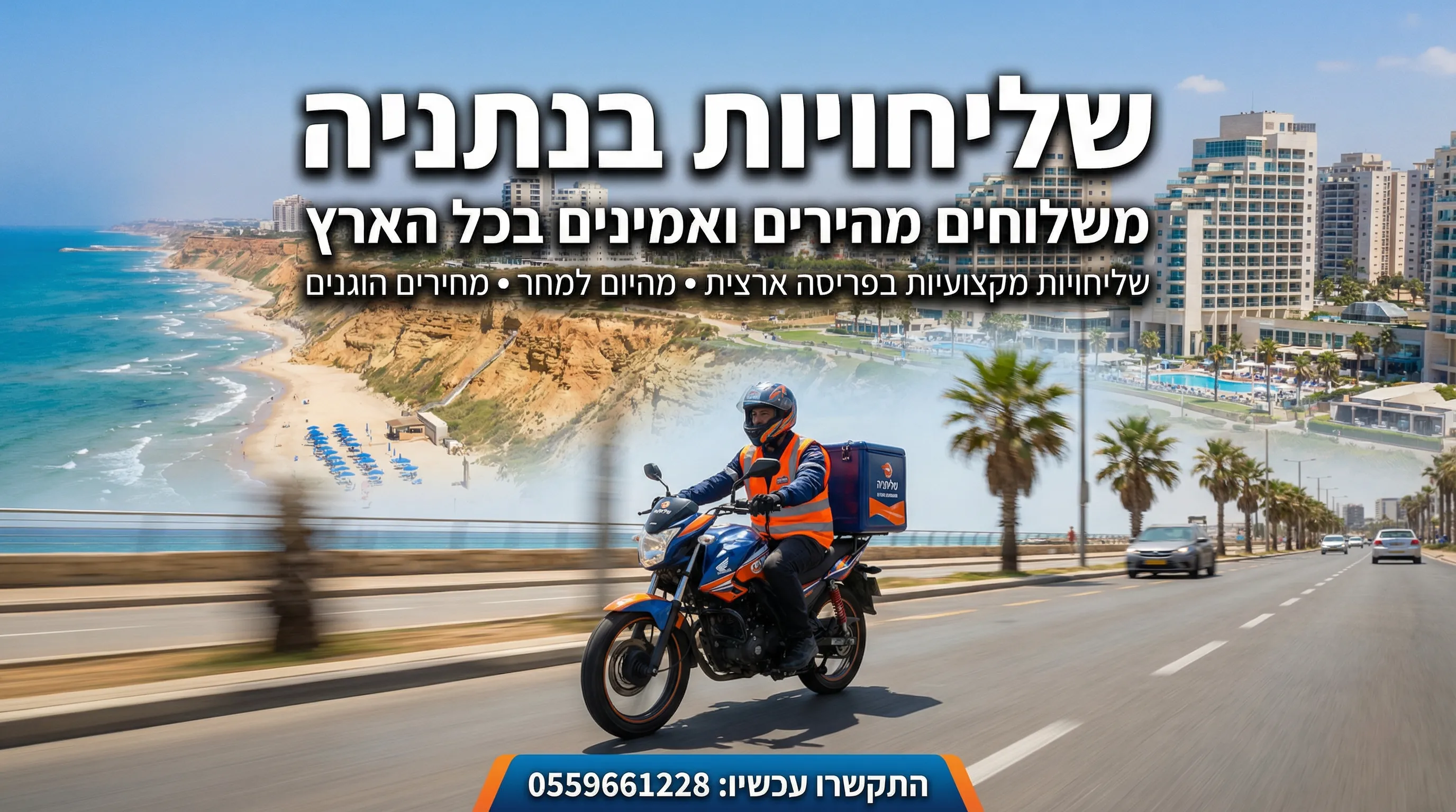 שליחויות בנתניה - משלוחים מהירים ואמינים