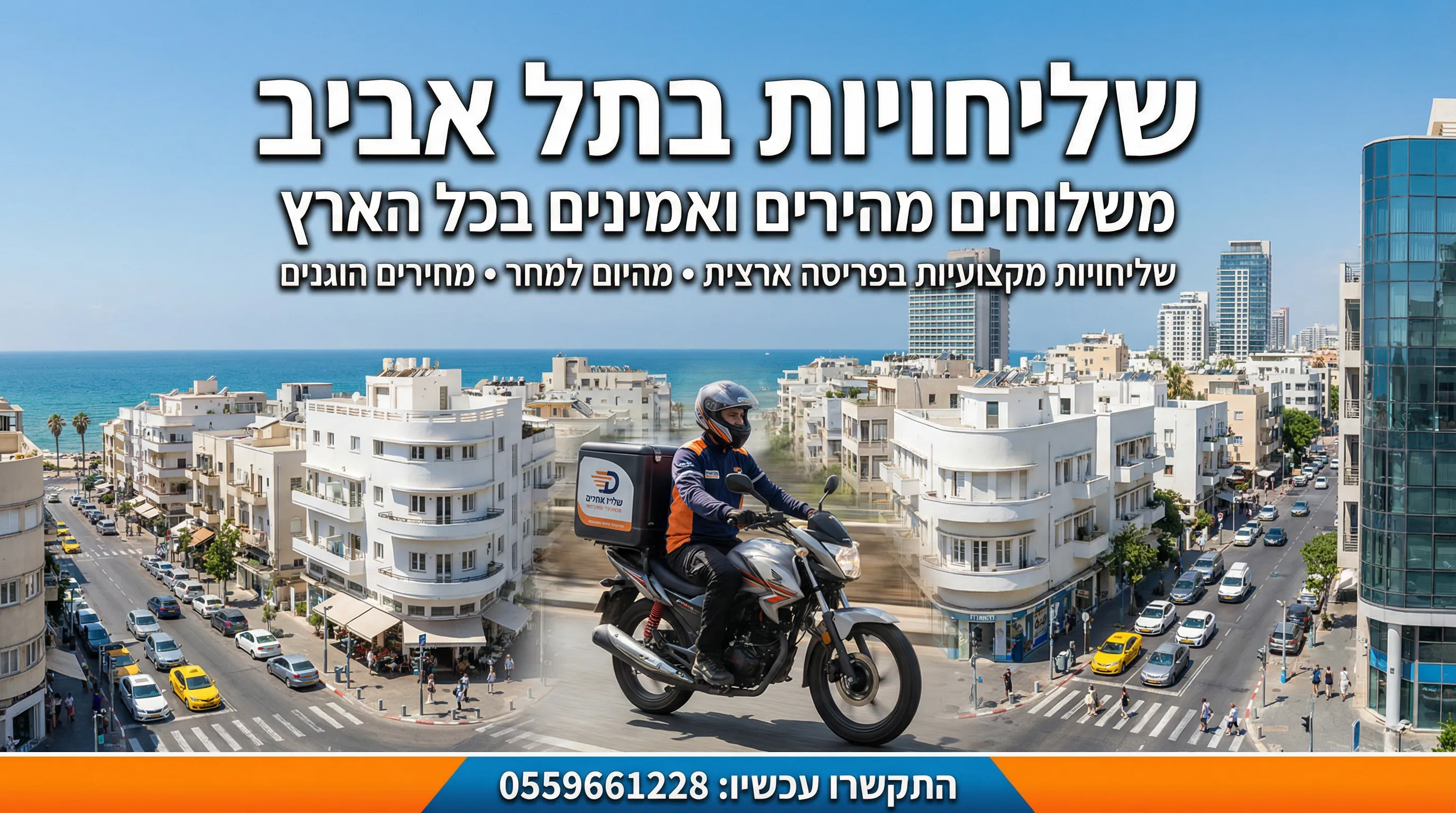 שליחויות בתל אביב - משלוחים מהירים ואמינים