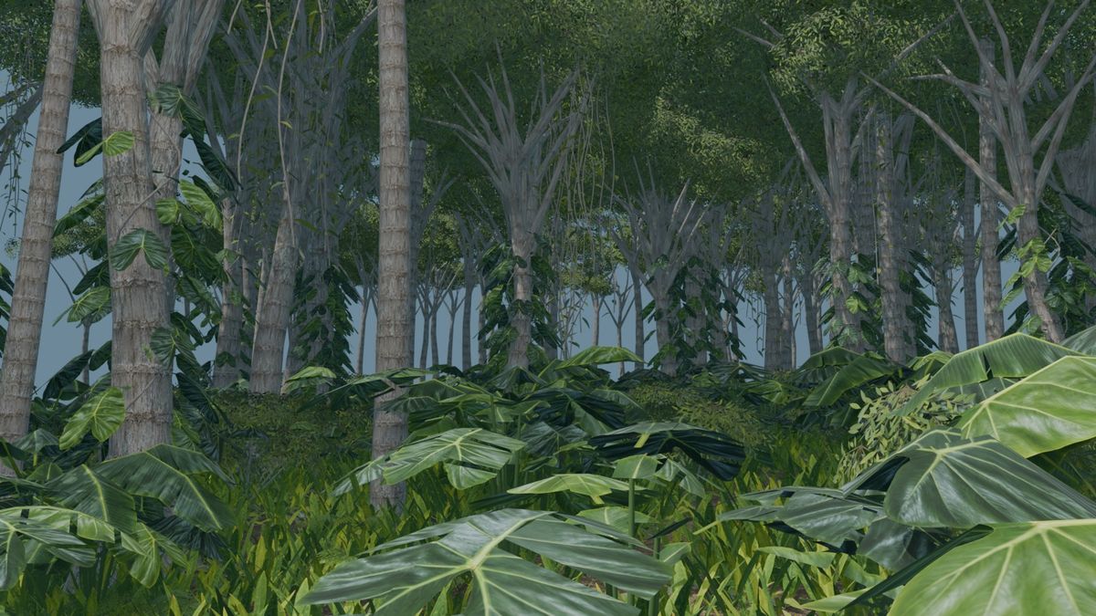 Coastal Jungle：可编辑丛林与 Three.js 植被世界