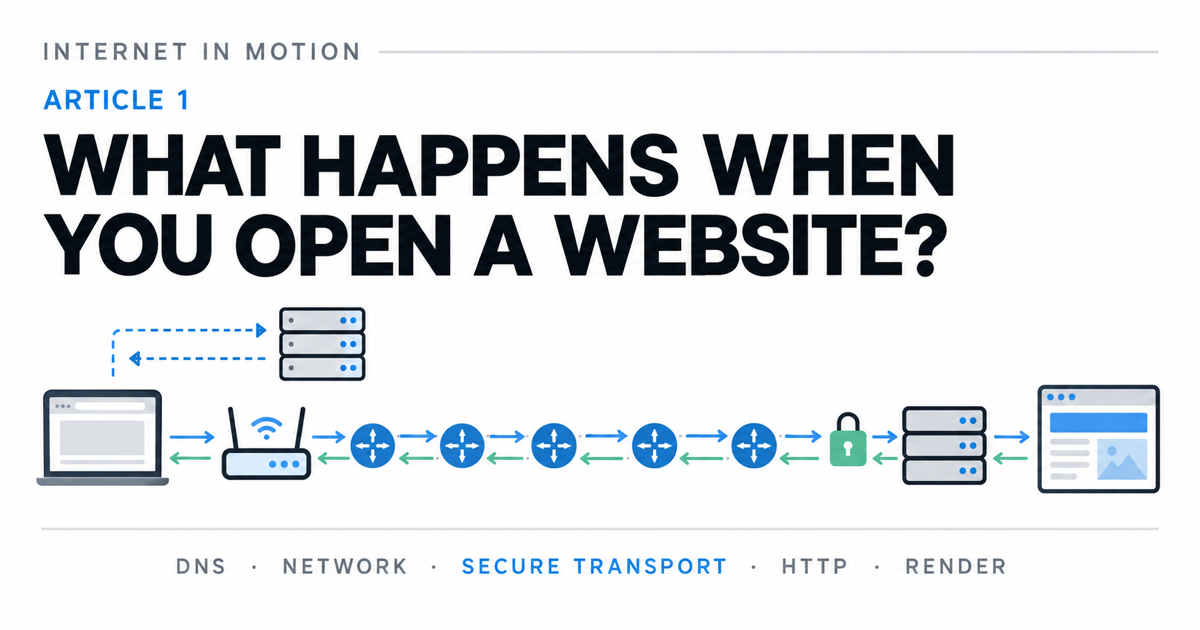 Internet in Motion: What Happens When You Open a Website?