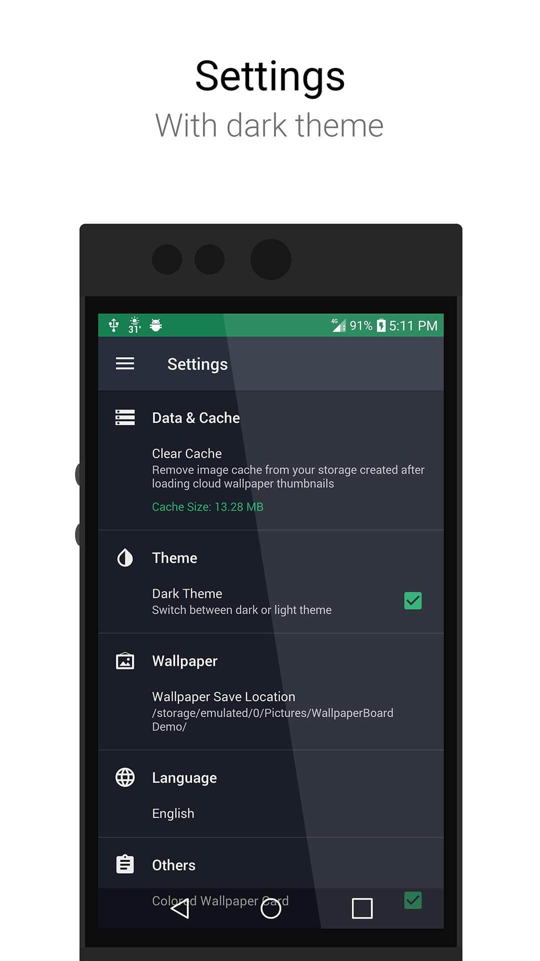 chaging android studio theme to dark