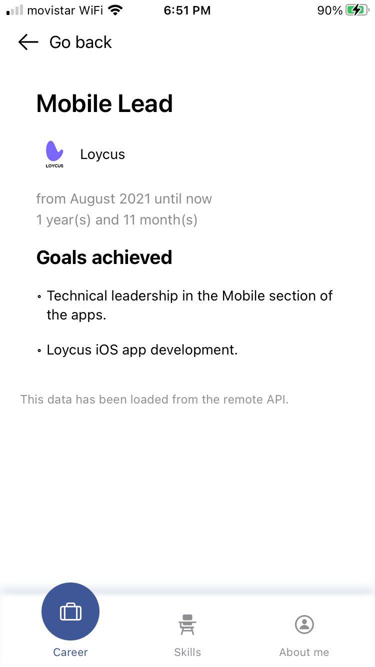 Work Details screenshot