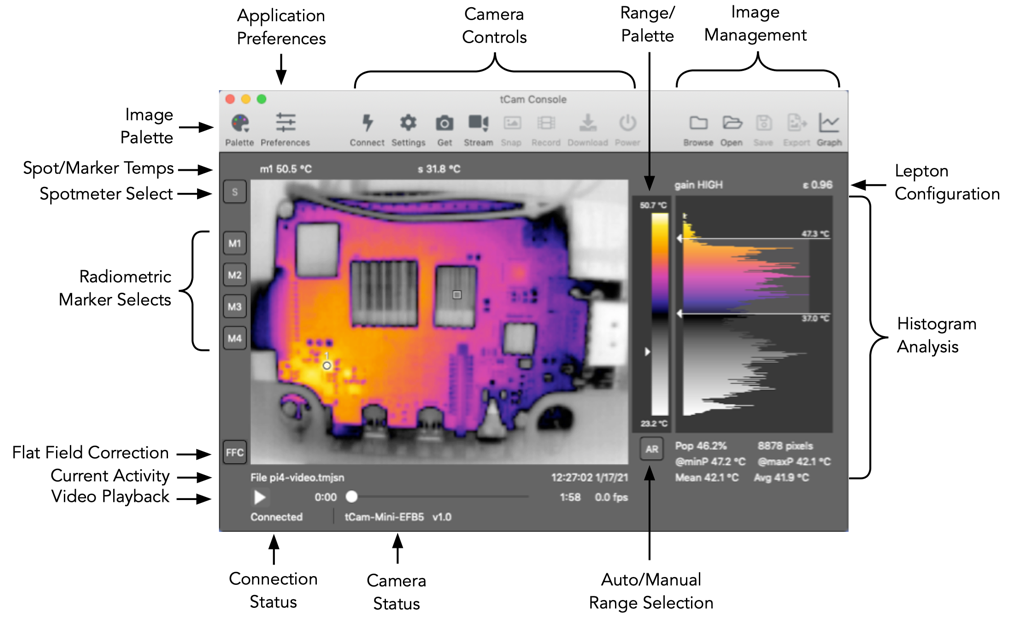 tCam Desktop app