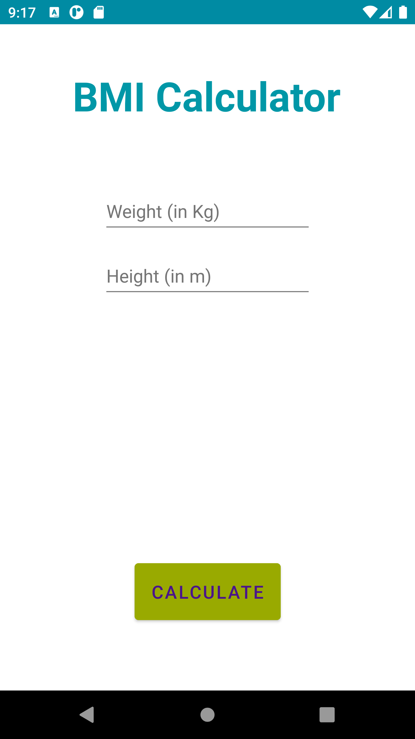 GitHub - Danlibs/BMI-Calculator: App To Calculate BMI.