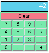 Calculator in Elm